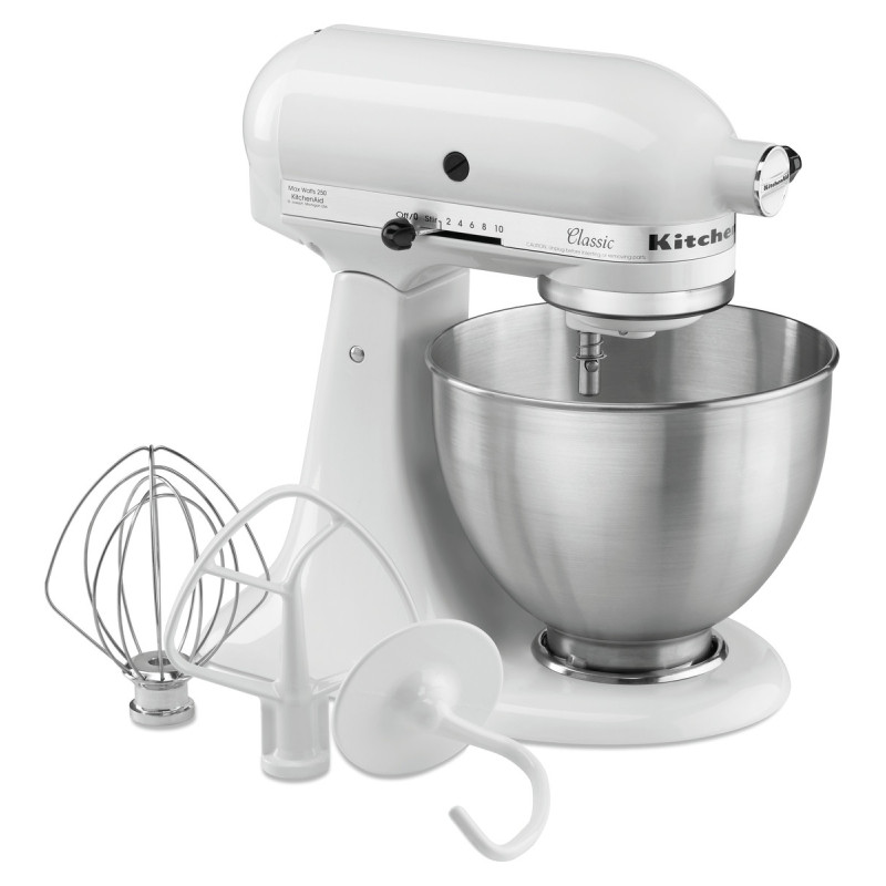 Batteur KitchenAid Blanc - 4,28 L - Bartscher