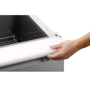 Kühltheke mit 2 Türen - 2 x GN 1/1 und 3 x GN 1/6