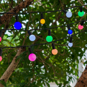 Solar Multicolor Light Garland 9.9 m - Billy RGB - Lumisky