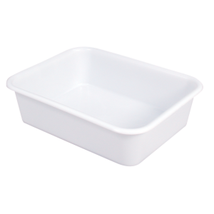 Rectangular Divider Bin 20L White - Gilac