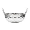 Gehämmerte Kadai-Schale aus Edelstahl Tischpräsentation 150 mm - Gastronoble