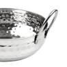 Gehämmerte Kadai-Schale aus Edelstahl Tischpräsentation 170 mm - Gastronoble