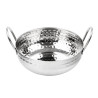 Hammered Edelstahl Kadai Platte Tischpräsentation 200 mm - Gastronoble