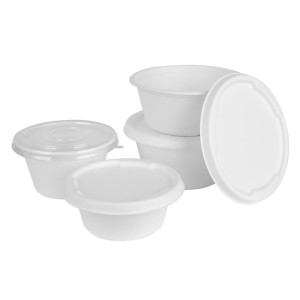 Bagasse-Schalen Fiesta Kompostierbar 900 ml - Packung mit 50 - Gastronoble
