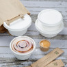 Bagasse-Schalen Fiesta Kompostierbar 900 ml - Packung mit 50 - Gastronoble