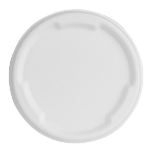 Kompostierbare Bagasse-Deckel Fiesta für Schalen 400/500 ml - Packung mit 50 - Gastronoble