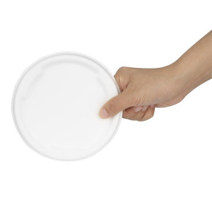 Kompostierbare Bagasse-Deckel Fiesta für Schalen 400/500 ml - Packung mit 50 - Gastronoble