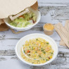 Poke-Schalen aus kompostierbarem Bagasse Fiesta 909ml - Packung mit 50 - Fiesta Green