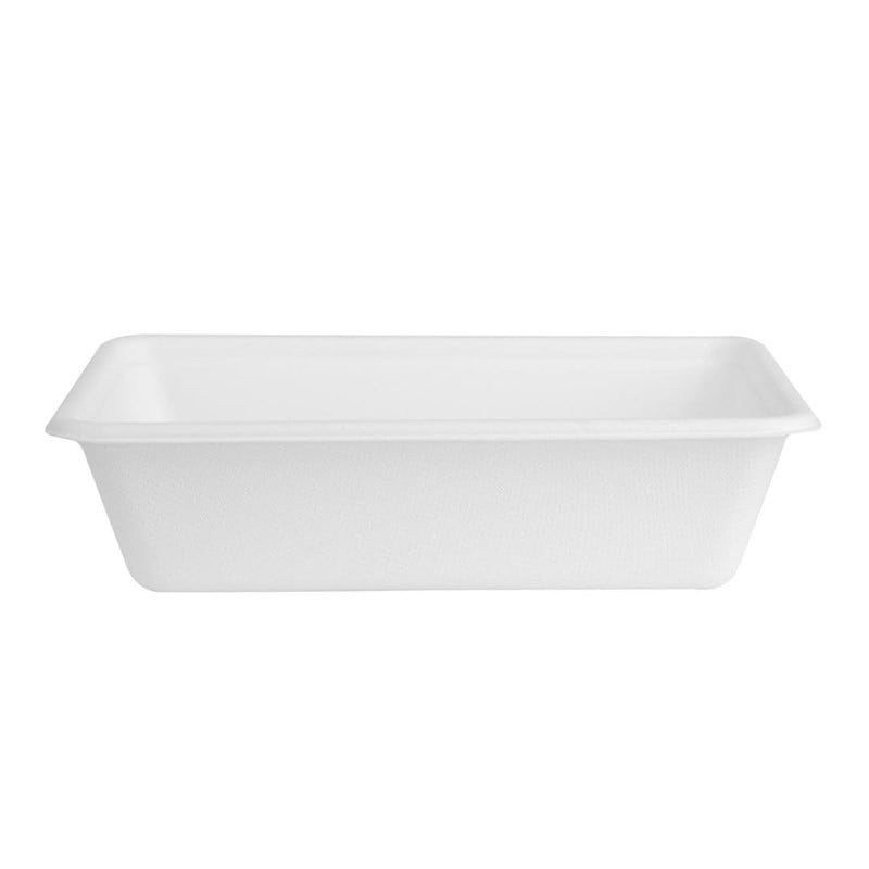 Barquettes Alimentaires en Bagasse Compostable 650ml - Lot de 100 - Gastronoble Barquettes Alimentaires en Bagasse Compostable 650ml - Lot de 100 - Gastronoble