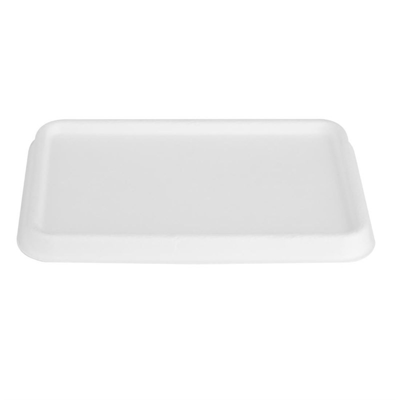 Kompostierbare Bagasse-Deckel für Schalen - Packung mit 100 - Fiesta Green Kompostierbare Bagasse-Deckel für Schalen - Packung mit 100 - Fiesta Green