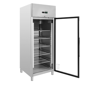 Positive Glastürkühlschrank 650 L Umluftkühlung