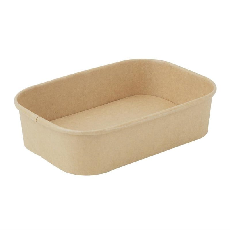 Barquettes Alimentaires Rectangulaires Recyclable 500 ml - Lot de 300 - Fiesta Green Barquettes Alimentaires Rectangulaires Recyclable 500 ml - Lot de 300 - Fiesta Green