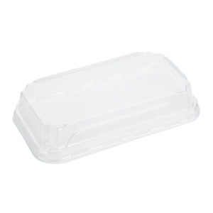 PET Lids Sushi Trays GEHX288 - Pack of 300 - Fiesta Green