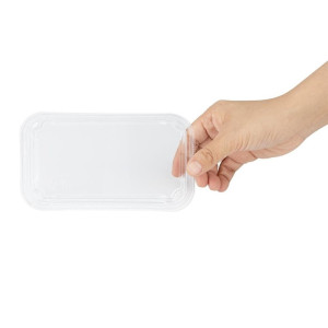 PET-Deckel Sushi-Schalen GEHX288 - Packung mit 300 - Fiesta Green
