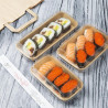 PET-Deckel Sushi-Schalen GEHX288 - Packung mit 300 - Fiesta Green