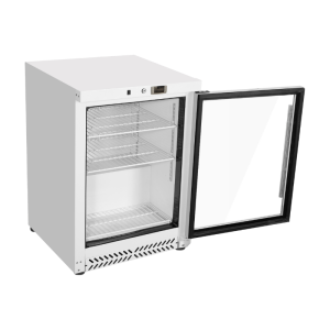 Mini-Kühlschrank mit Glastür 170 L 0/+8 °C - Dynasteel