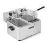 Professionelle Fritteuse 2 x 4 L - Dynasteel