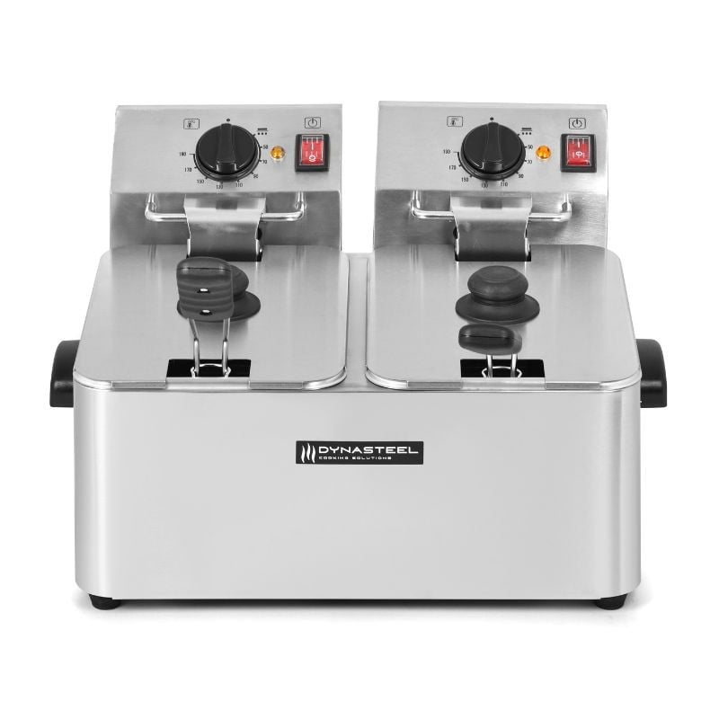 Professionelle Fritteuse 2 x 4 L - Dynasteel Professionelle Fritteuse 2 x 4 L - Dynasteel