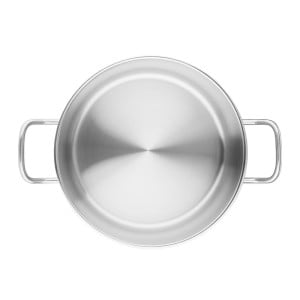 Bräter aus Edelstahl - Ø 280 mm - Vogue