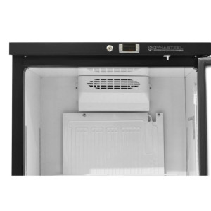 Positive Kühlvitrine 376 L Schwarz 0/+8 °C