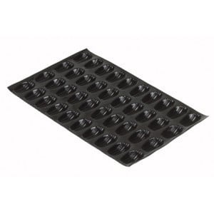 Madeleine-Backform - 40 Vertiefungen - 78 x 47 mm - Matfer