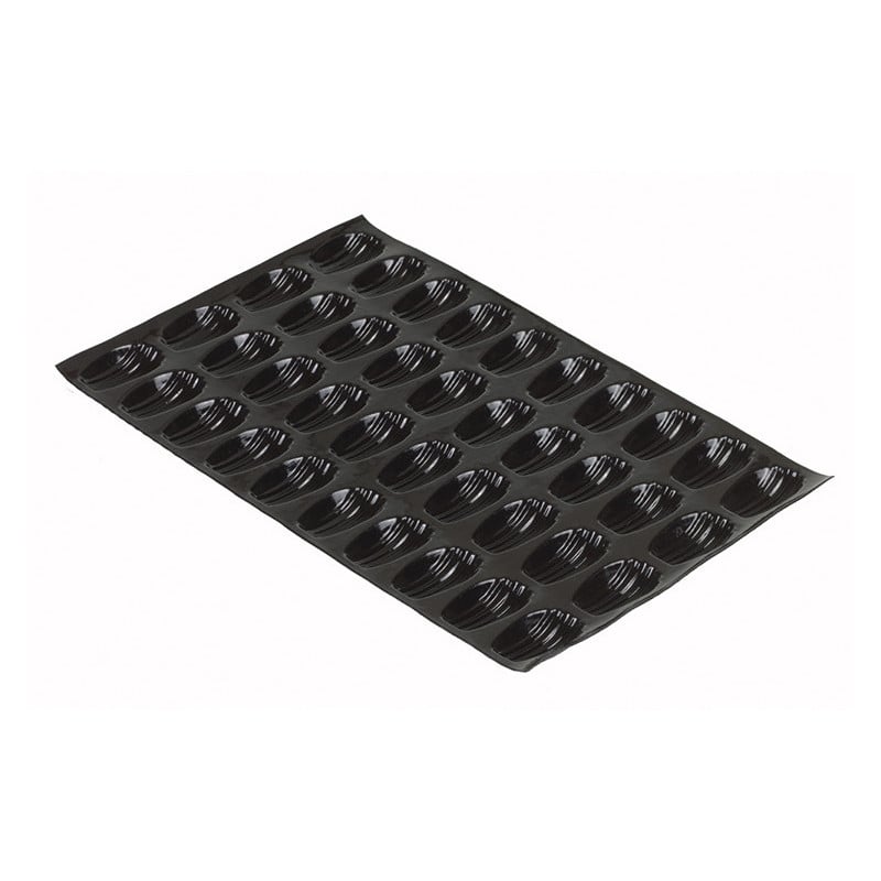 Madeleine-Backform - 40 Vertiefungen - 78 x 47 mm - Matfer