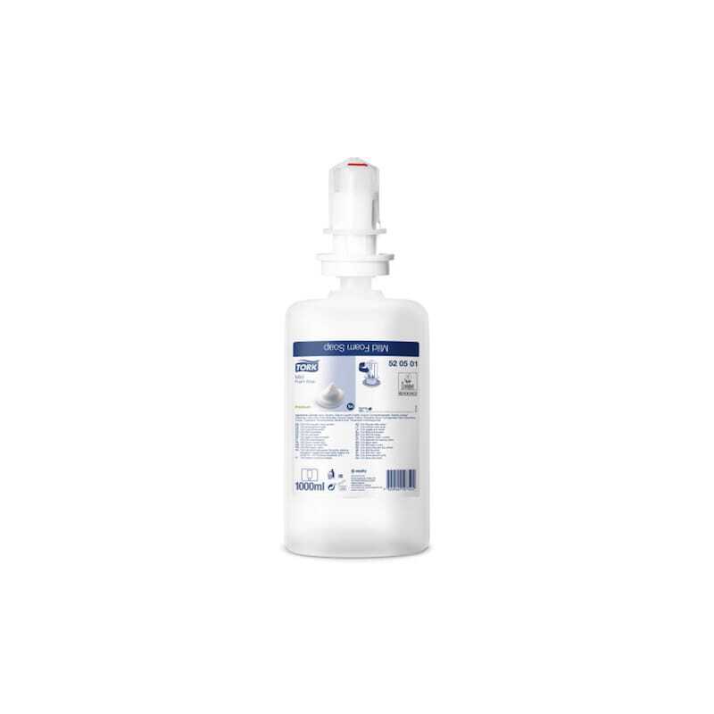 Tork Sanftes Transparentes Schaumseife - Set von 6 | Genährte, frische und hydratisierte Haut