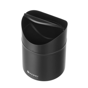 Table Trash Can with Swing Lid - Black - HENDI