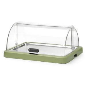 UNIQ Sliding Lid Buffet Display Case - Green - HENDI