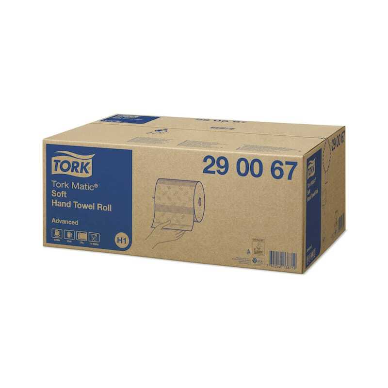 Papierhandtuchrolle Tork Matic® Soft - 6er-Pack | Hohe Saugfähigkeit Papierhandtuchrolle Tork Matic® Soft - 6er-Pack | Hohe Saugfähigkeit