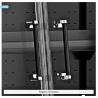 Vitrine Réfrigérée Basse Supermarché avec 2 Portes Noir - 360 L