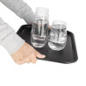 Rutschfestes rechteckiges Tablett 405 x 305 mm - Olympia KRISTALLON