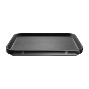 Non-Slip Rectangular Tray 405 x 305 Mm - Olympia KRISTALLON