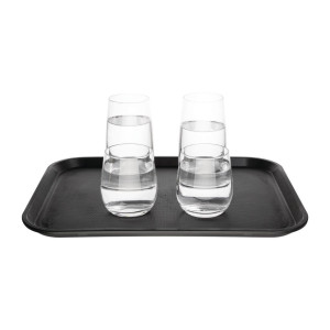 Rutschfestes rechteckiges Tablett 405 x 305 mm - Olympia KRISTALLON