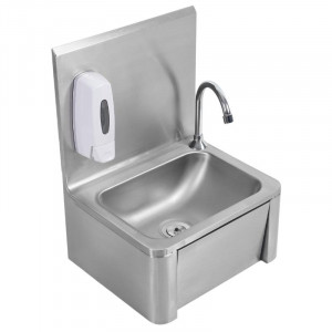 Stainless Steel Knee-Operated Hand Wash - Dynasteel