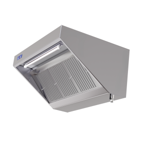 Complete Snack Hood 900 - Length 1600 - Motor, LED and Dimmer - Dynasteel