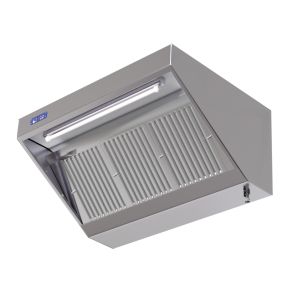 Komplette Snackhaube 900 - Länge 1600 - Motor, LED und Dimmer - Dynasteel