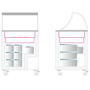 Ice Cream Freezer - 296 L - TEFCOLD