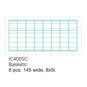 Static Ice Cream Display Case - 8 x 5 L