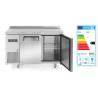 Tiefkühltruhe mit zwei Türen Kitchen Line 220L - Marke HENDI - Fourniresto