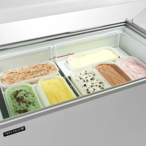 Statische Eiscreme-Vitrine - 7 x 5 L