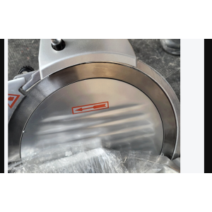 Professioneller Schwerkraft-Schinkenaufschneider Rot 250 mm - Dynasteel