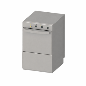 Professioneller Geschirrspüler mit Spülmittel- und Reinigungsmitteldosierer - 40 x 40 cm - Dynasteel