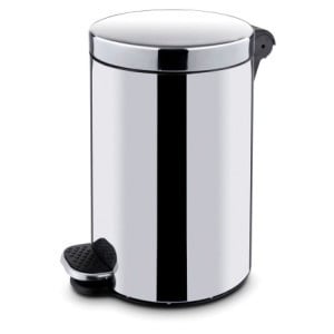 Poubelle à Pédale Ronde avec Bac Intérieur - 5 L - HENDI