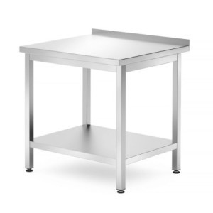 Wandarbeitstisch Profi Line mit Regal - T 700 x B 800 mm - HENDI