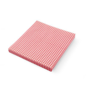Fettabweisendes kariertes Papier - 200 x 250 mm - HENDI