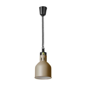 Verstellbare Zylindrische Wärmelampe - Beige - HENDI