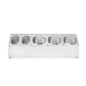 Support pour Bacs Gastronormes - 5 Compartiments - HENDI