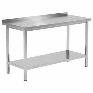 Dynasteel Stainless Steel Table: Robust and Practical - 1400x700mm