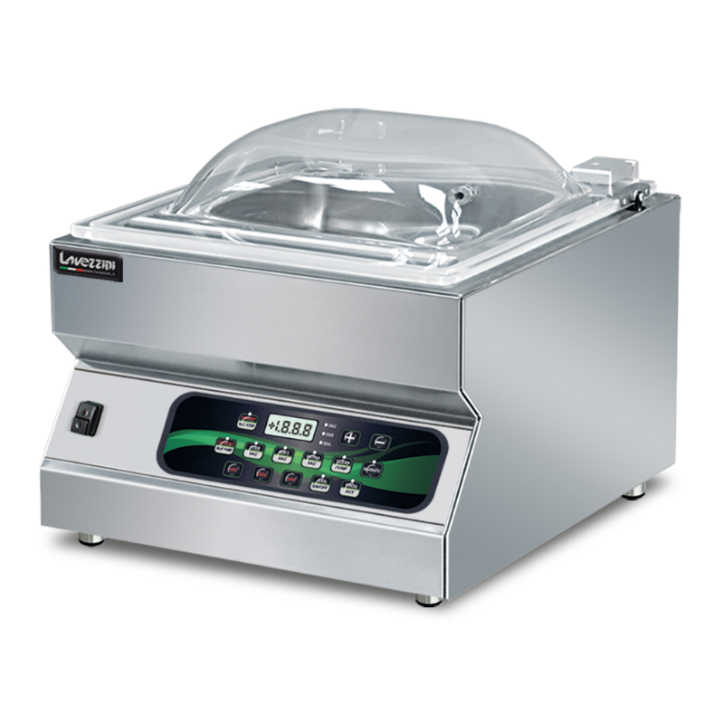 Vakuumverpackungsmaschine mit Glocke - JOLLY LCD mit Etikettendrucker